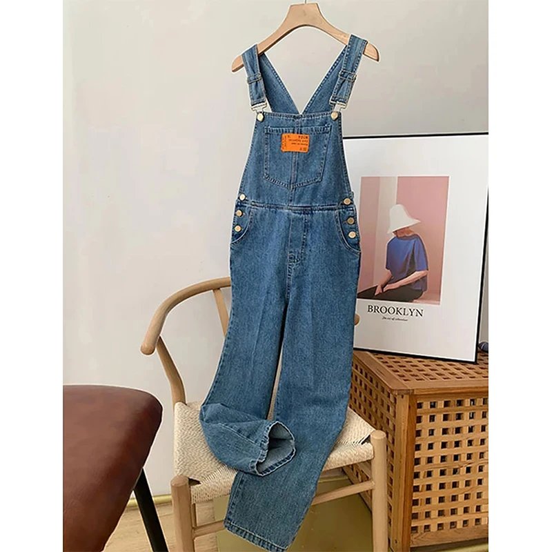 Vintage Denim Overalls for Women