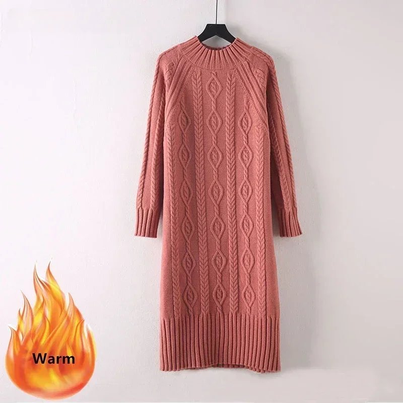 Cozy Velvet Sweater Dress