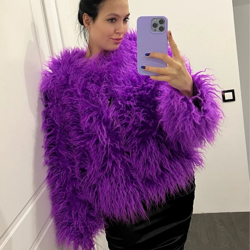Chic Faux Fur Winter Coat