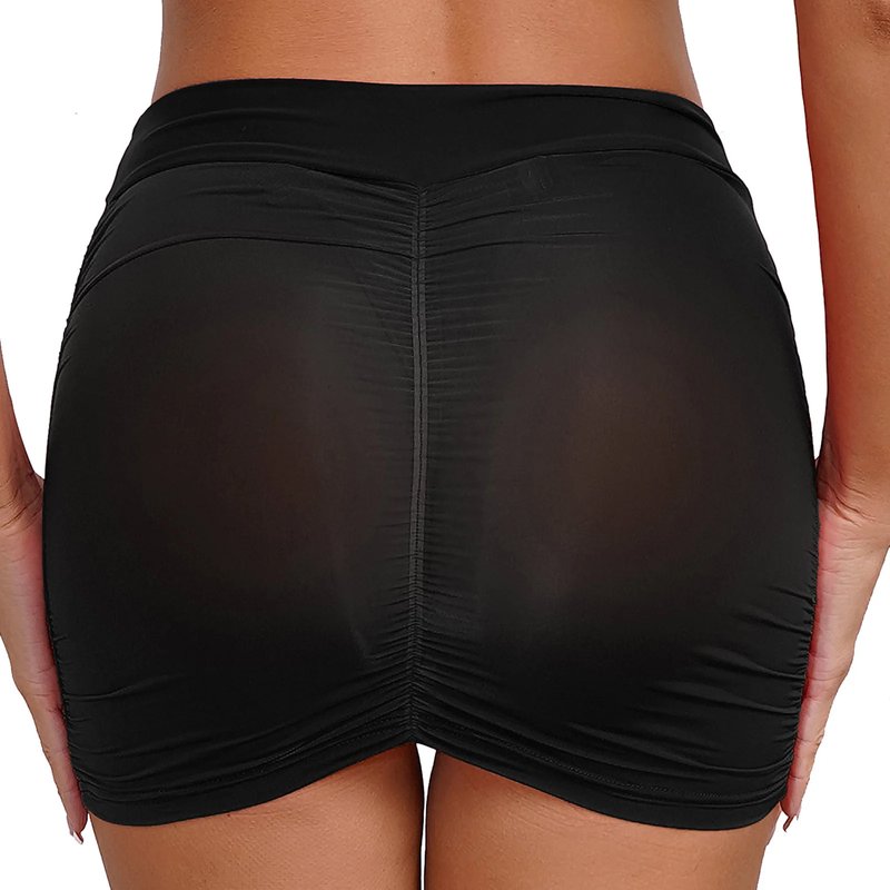 Sheer Mesh Bodycon Mini Skirt