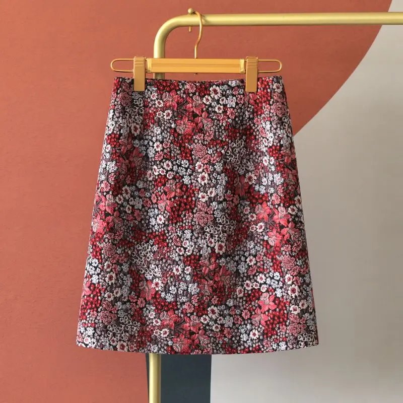 Chic High Waist Pleated Skirt