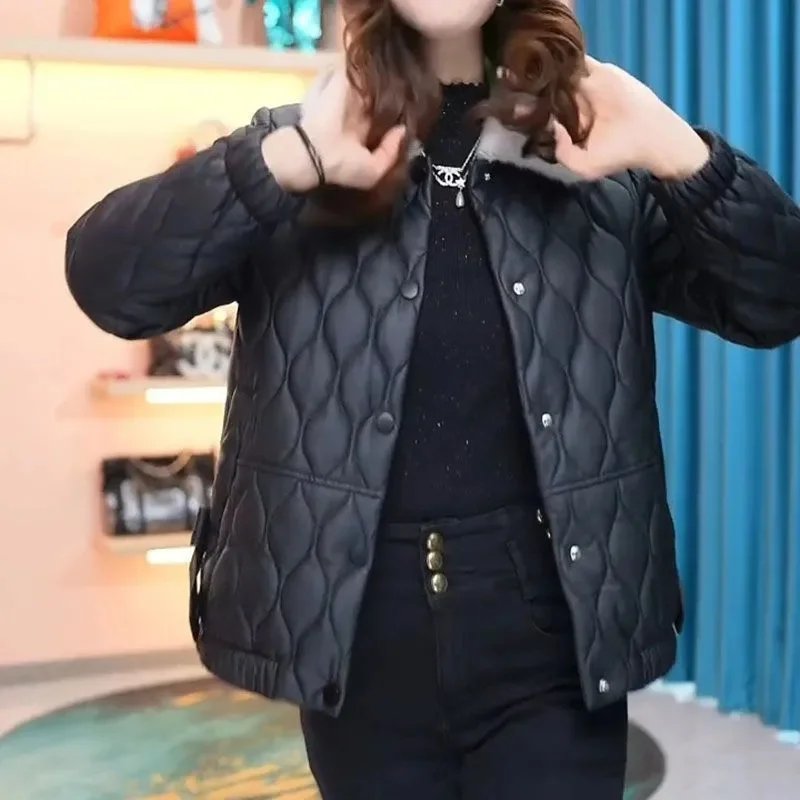 Vintage Plush Cotton Winter Jacket