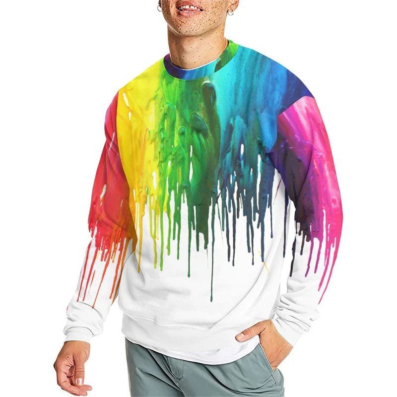 Rainbow Tie-Dye Oversized Hoodie