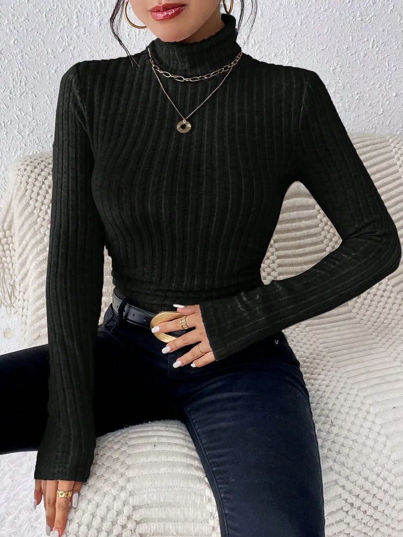 Chic Women's Turtleneck Sweater