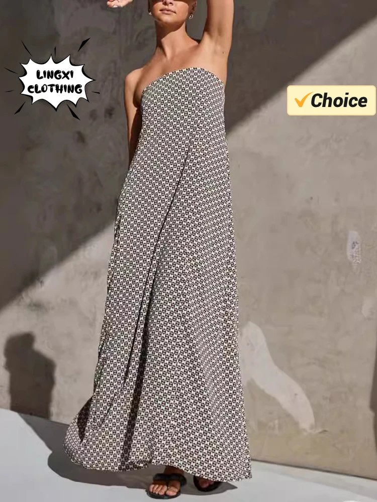Elegant One-Shoulder Summer Dress