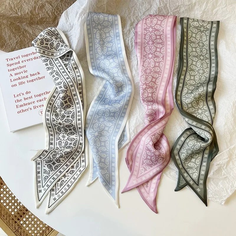 Versatile Double-Sided Silk Scarf
