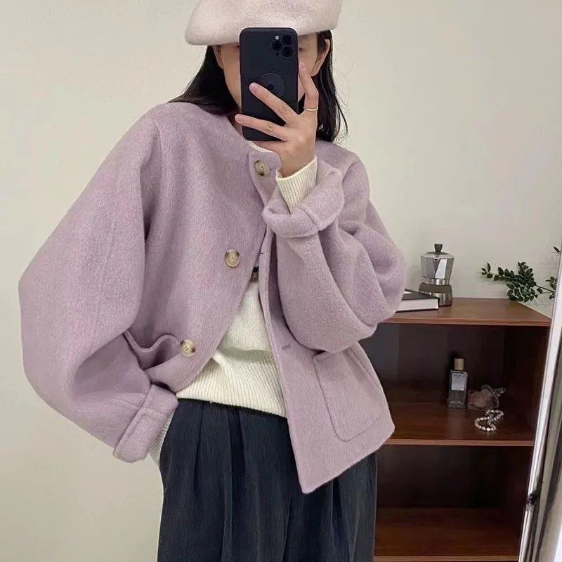 Chic Wool Blend Short Jacket
