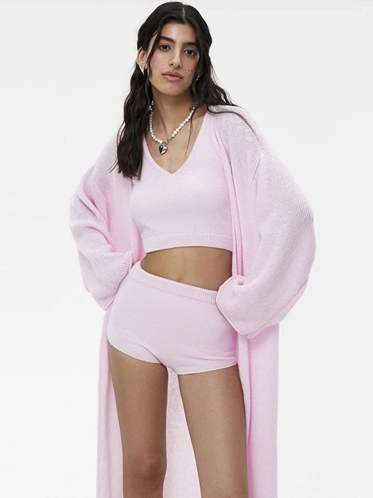 Chic Long Knitted Cardigan for Women