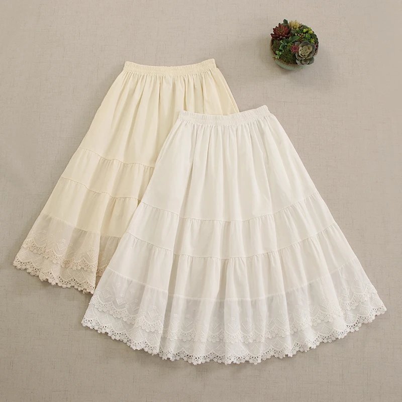 Japanese Embroidered A-Line Skirt
