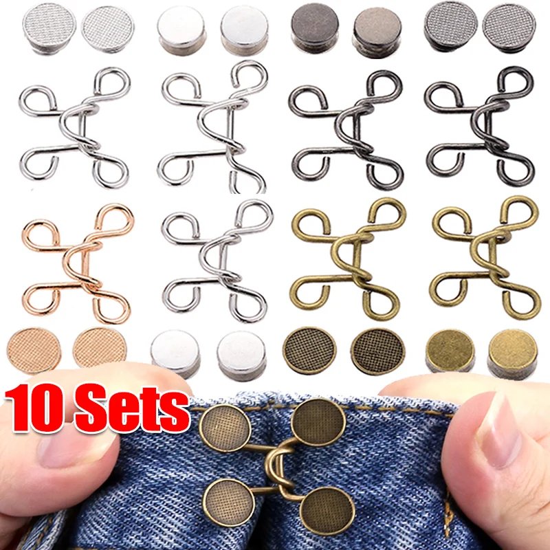 Adjustable Jean Button Extender Clips