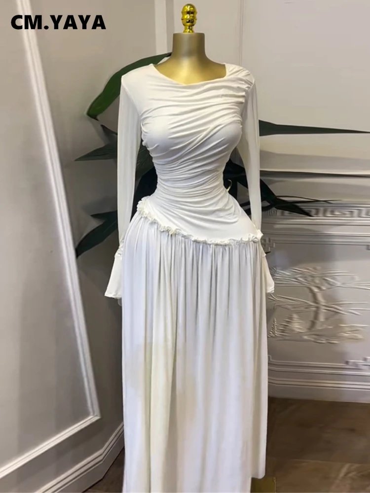 Elegant Long Sleeve Beach Dress