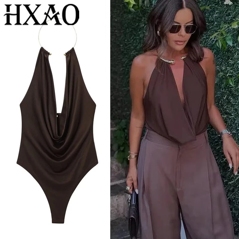 Chic Off-Shoulder Bodysuit for Women