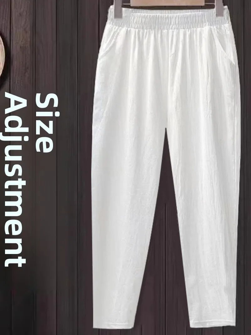 Chic High-Waist Summer Pants