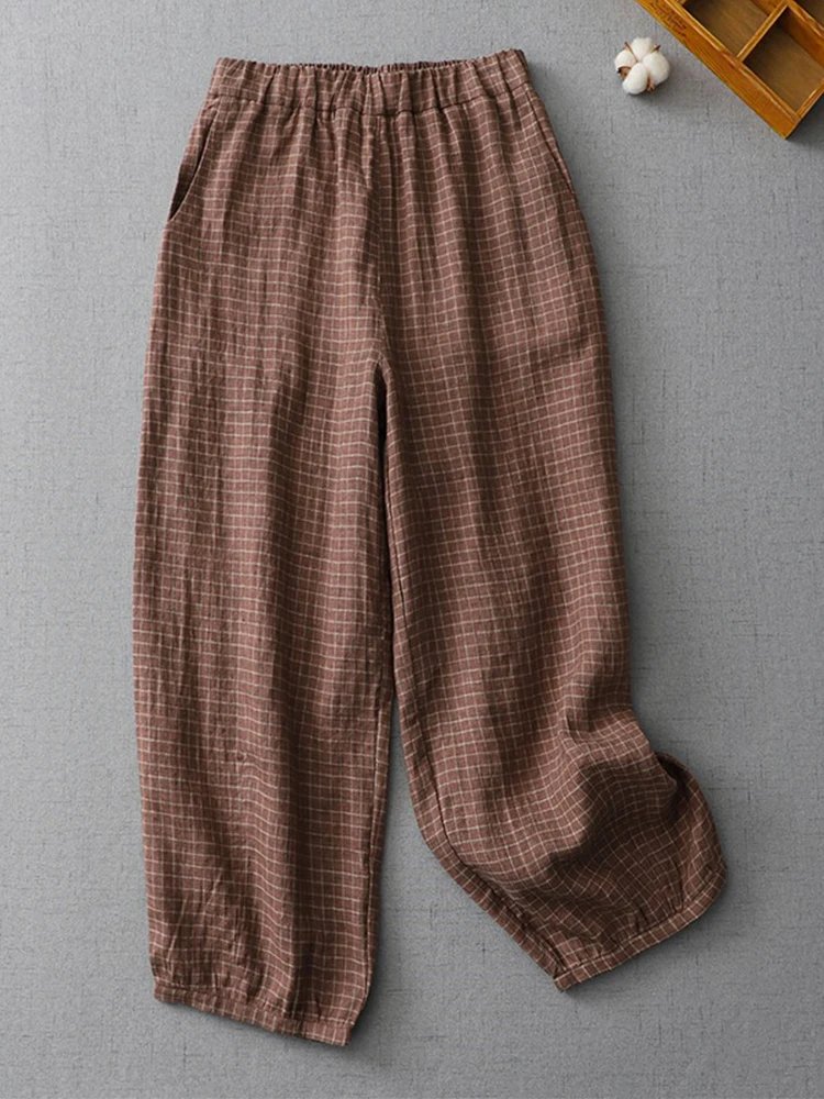 Retro High Waist Harem Pants