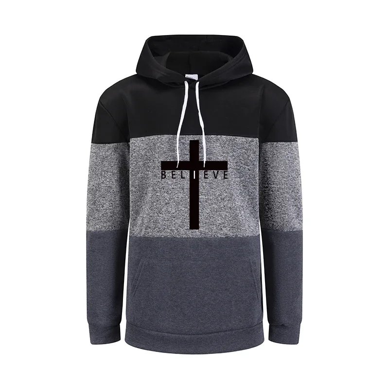 Trendy Color Block Hoodie for Women