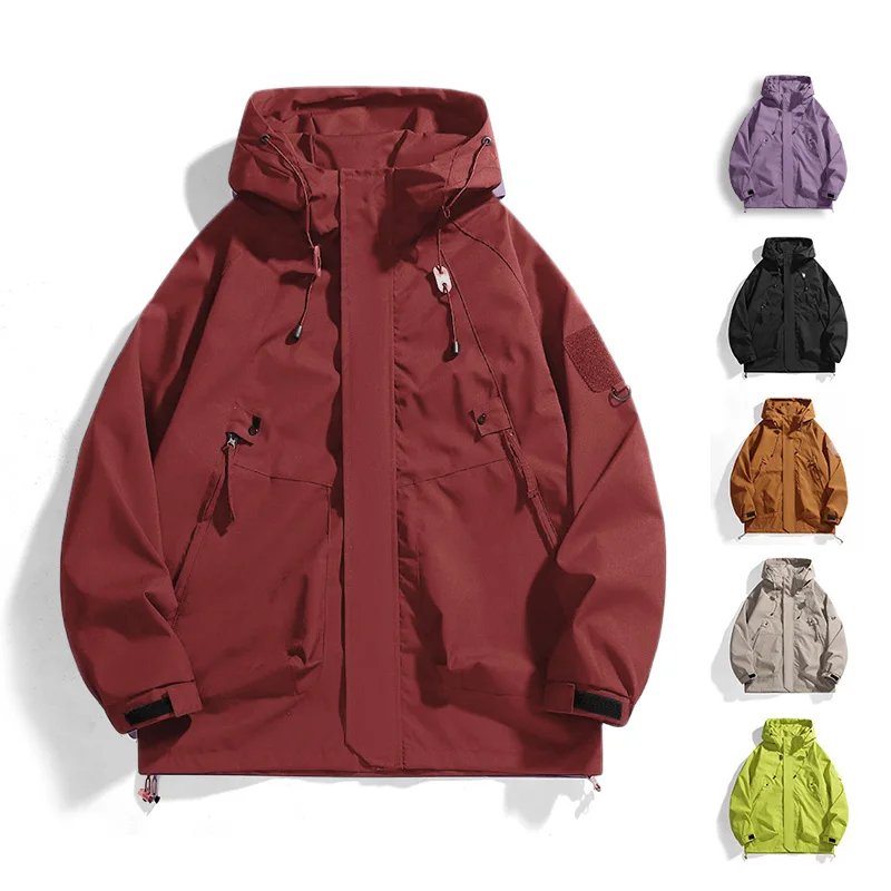 Unisex Waterproof Windbreaker Jacket