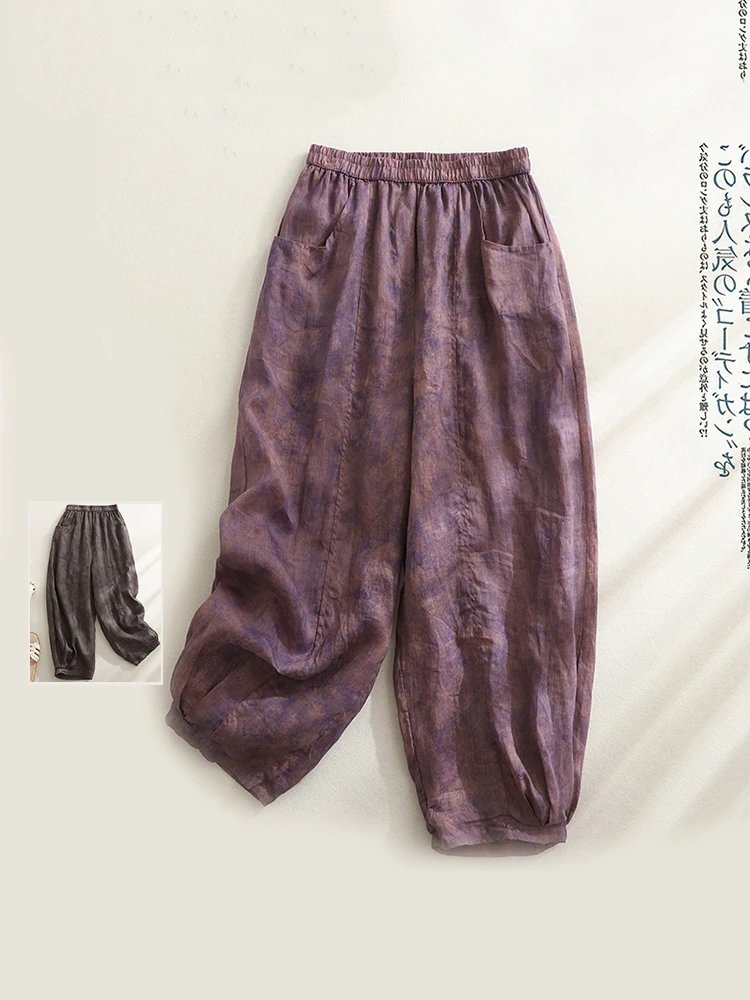 Plus Size Retro Wide Leg Pants