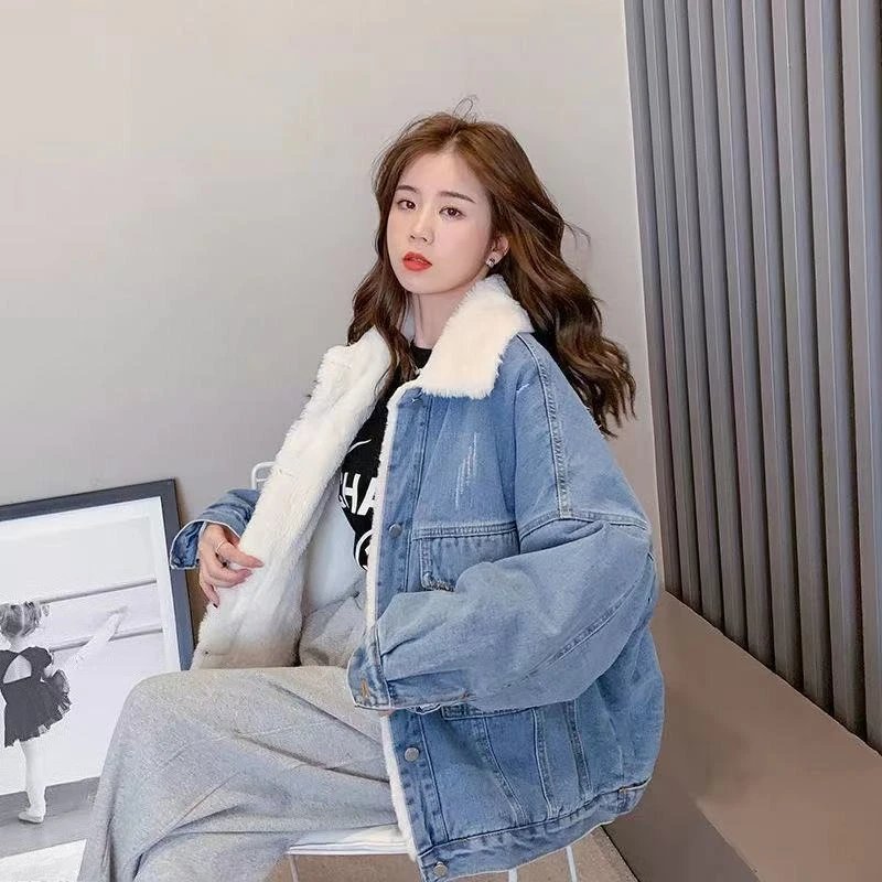 Cozy Fleece-Lined Denim Jacket