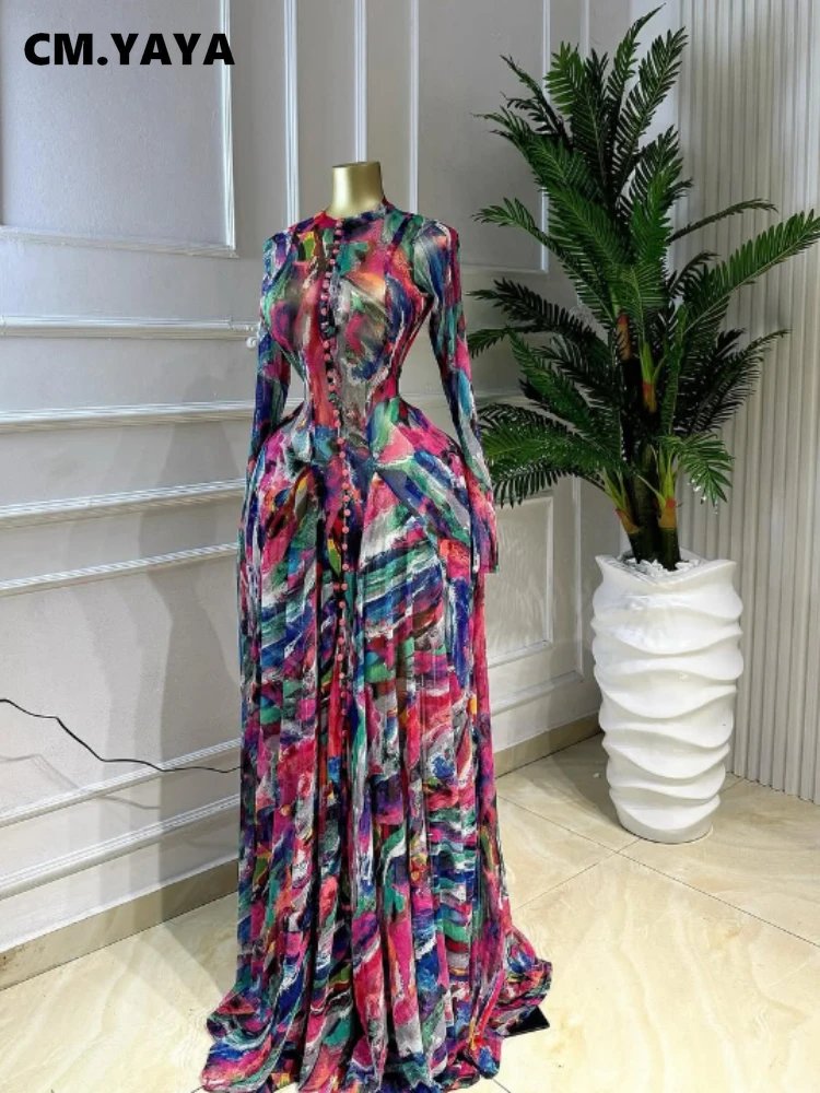 Chic Tie-Dye Maxi Dress