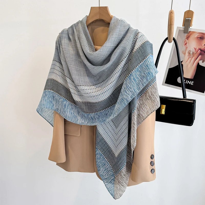 Luxury Printed Beach Wrap Shawl