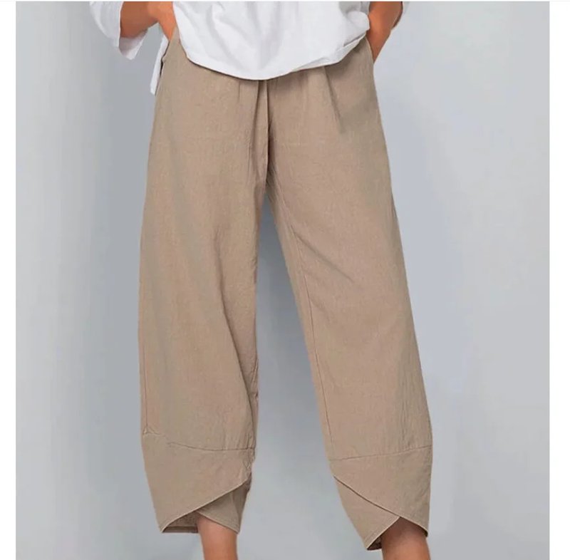Vintage Cotton Linen Harem Pants