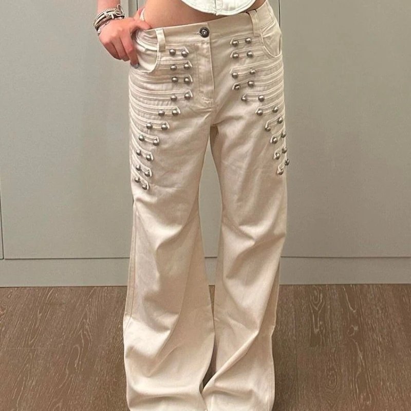 Retro Wide-Leg Jeans for Women