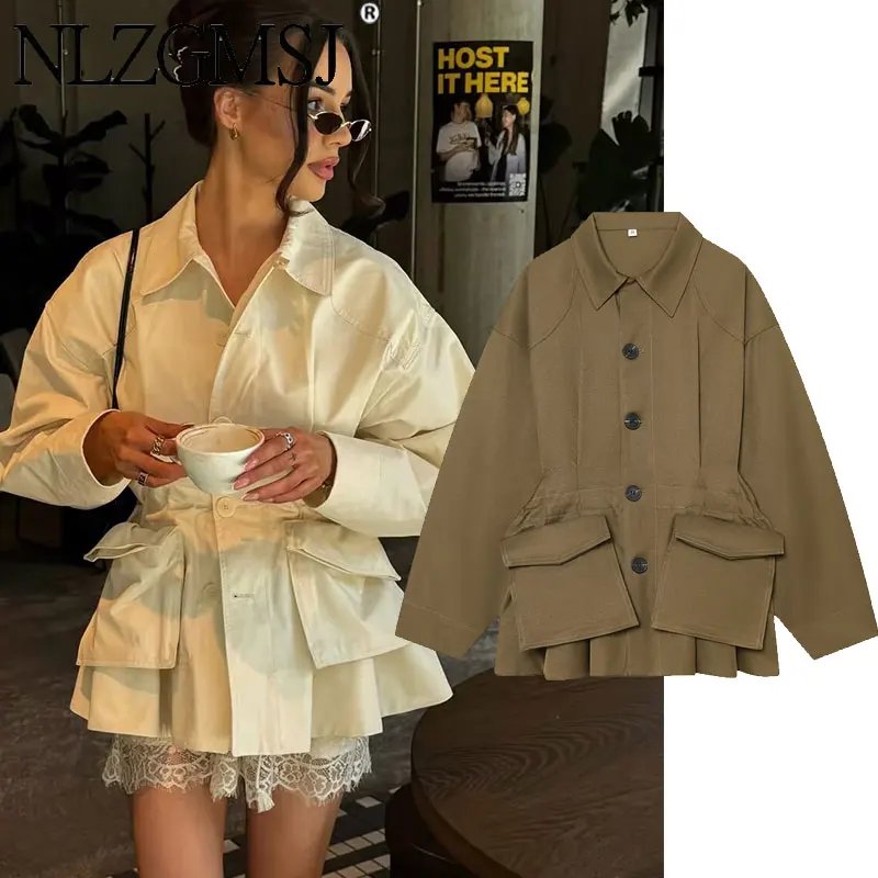 Autumn Oversized Cargo Jacket