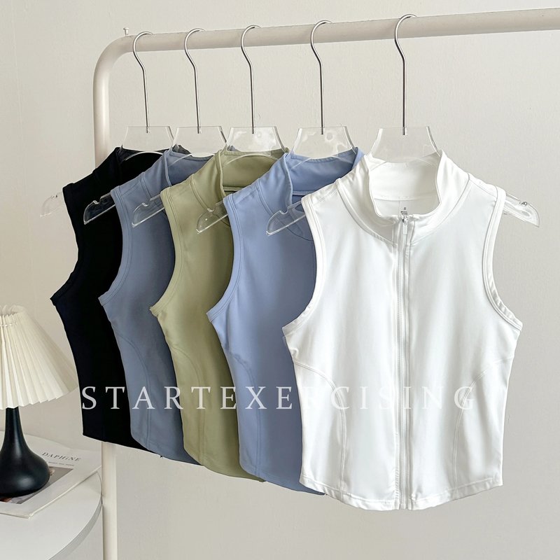 Slim Fit Sleeveless Yoga Tank