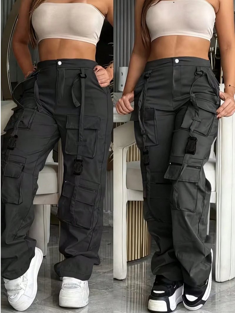 Summer Y2K Low-Rise Cargo Pants