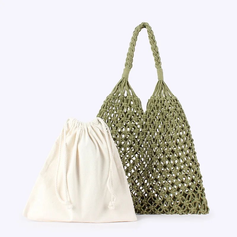 Chic Crochet Summer Tote Bag