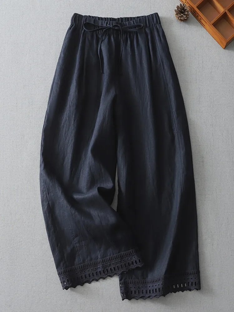 Summer Lightweight Wide Leg Pants