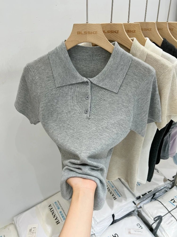 Versatile Summer Polo Tee for Women