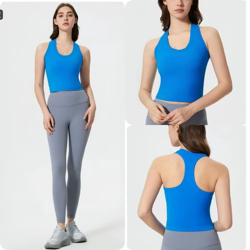 Breathable Lemon Yoga Crop Top