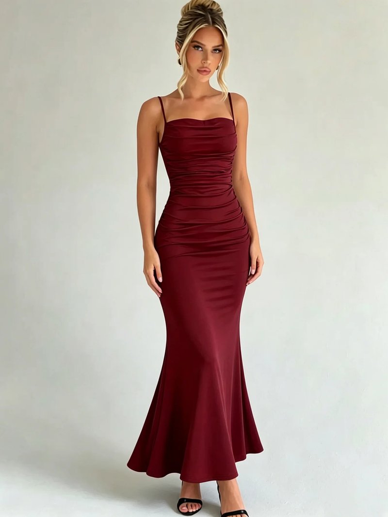 Elegant Mermaid Maxi Dress