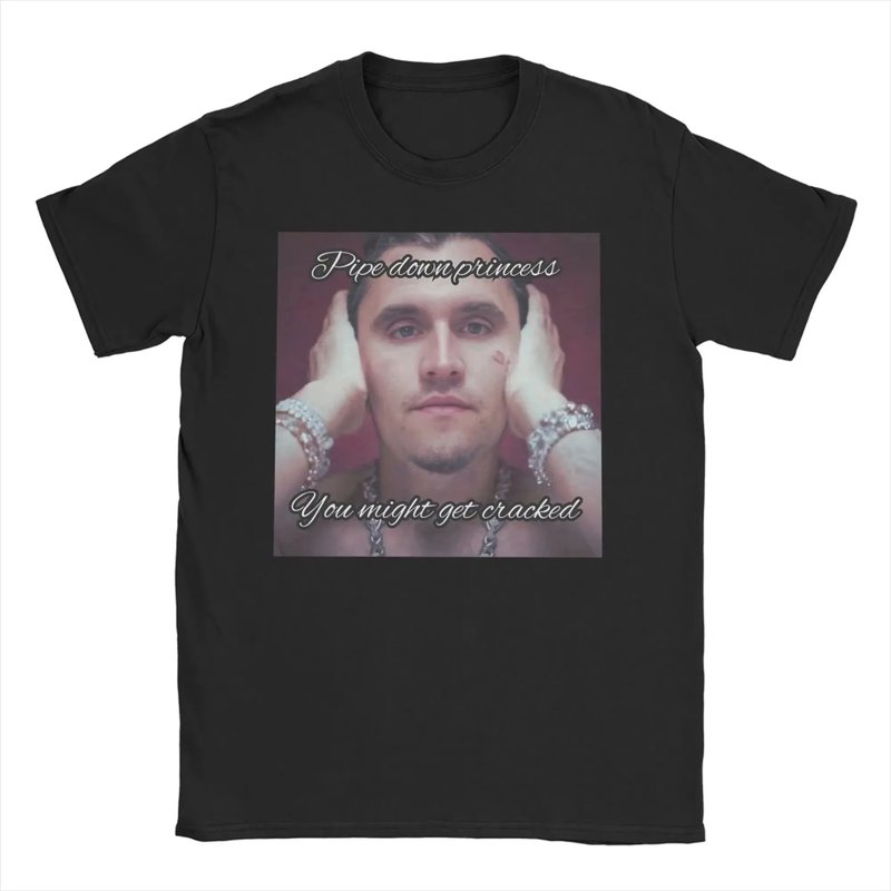 Funny Shrunken Face Graphic Tee