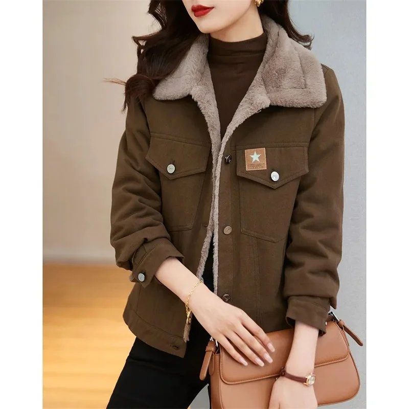 Cozy Plush-Lined Denim Jacket