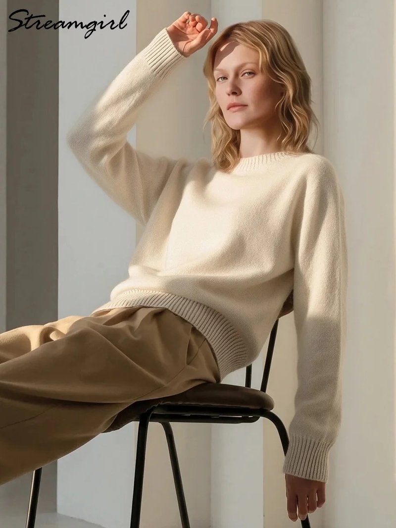 Cozy Cashmere Knit Sweater