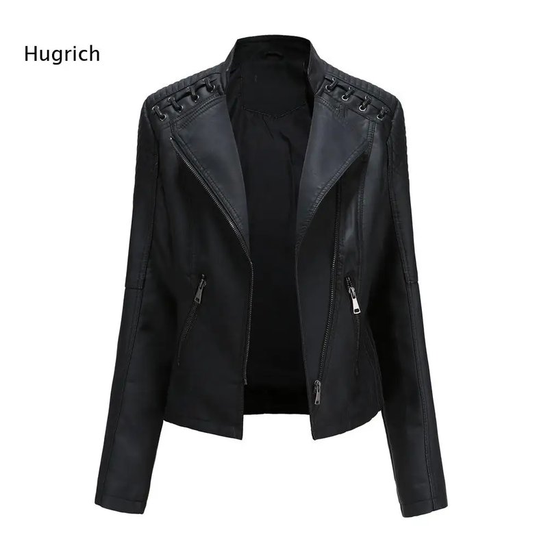 Women's Quilted Biker Jacket