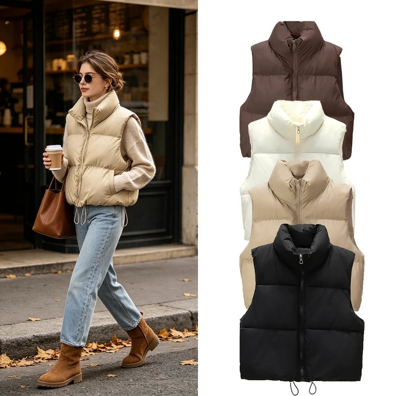 Stylish Sleeveless Winter Vest