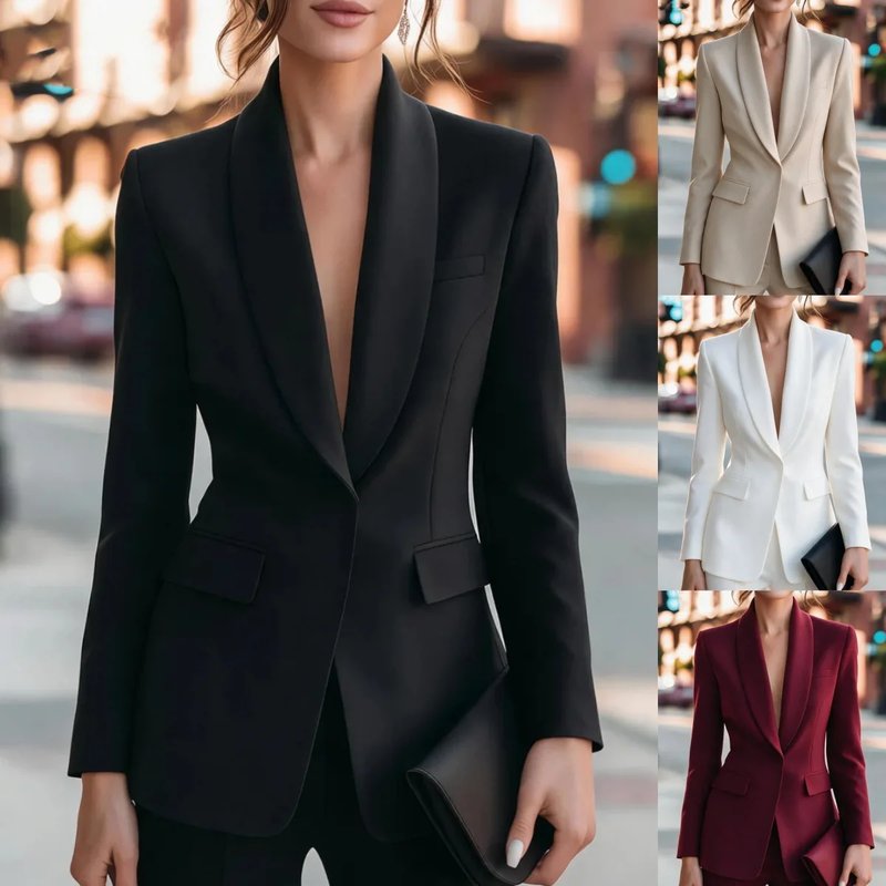 Elegant Women's Blazer Jacket