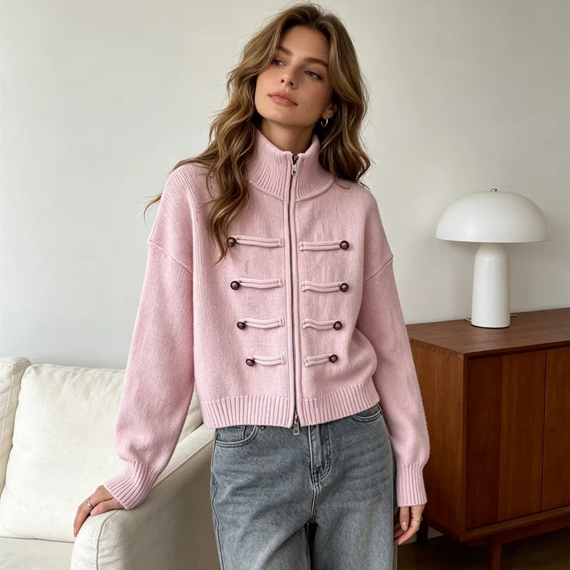 Vintage Knit Cardigan for Women