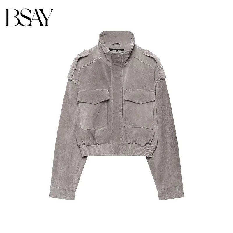 Women's Cropped Cargo Jacket