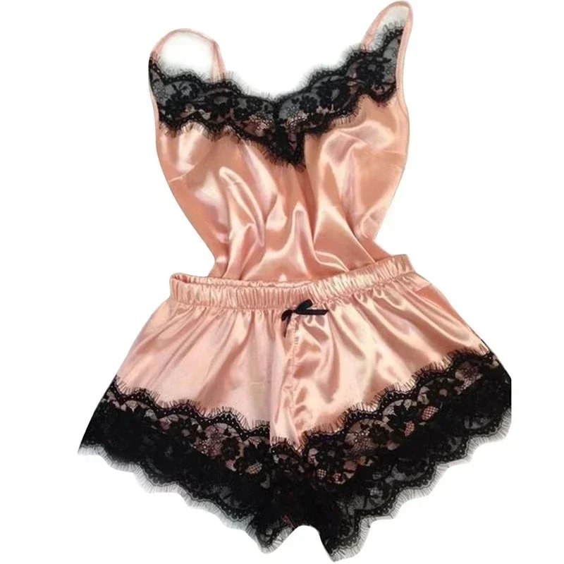 Elegant Summer Lace Pajama Set